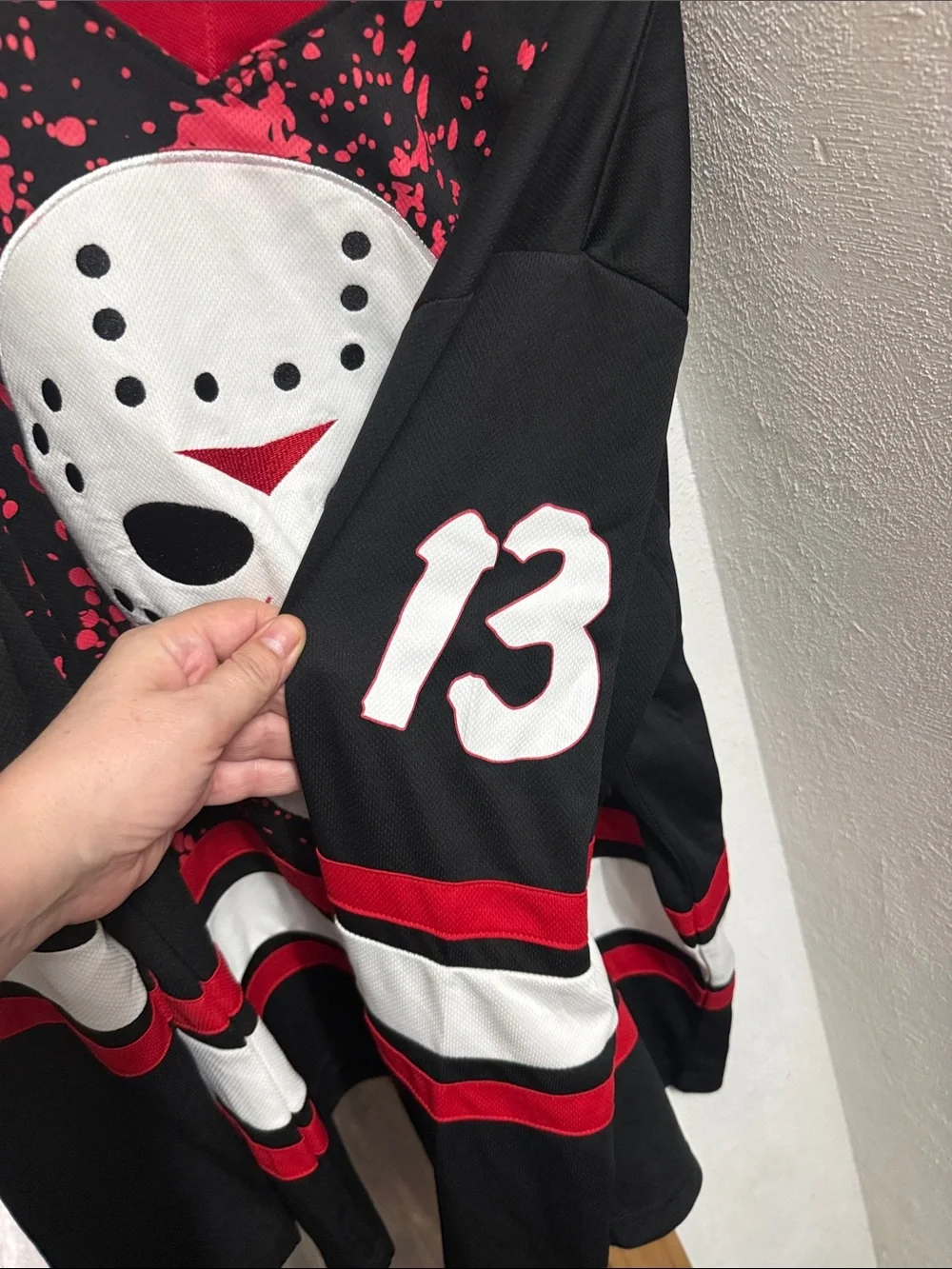 Friday the 13th mini backpack+Jason Voorhees 13 Jersey XXL🔪🩸